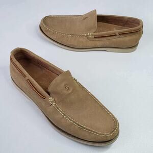 Polo Ralph Lauren Shoe Mens 12 D Blackley Slip On Loafer Leather Tan Suede